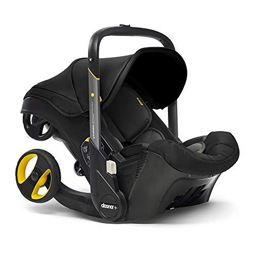 Limited-Time Clearance，Doona Car Seat & Stroller, Nitro Black - All-in-One Travel System