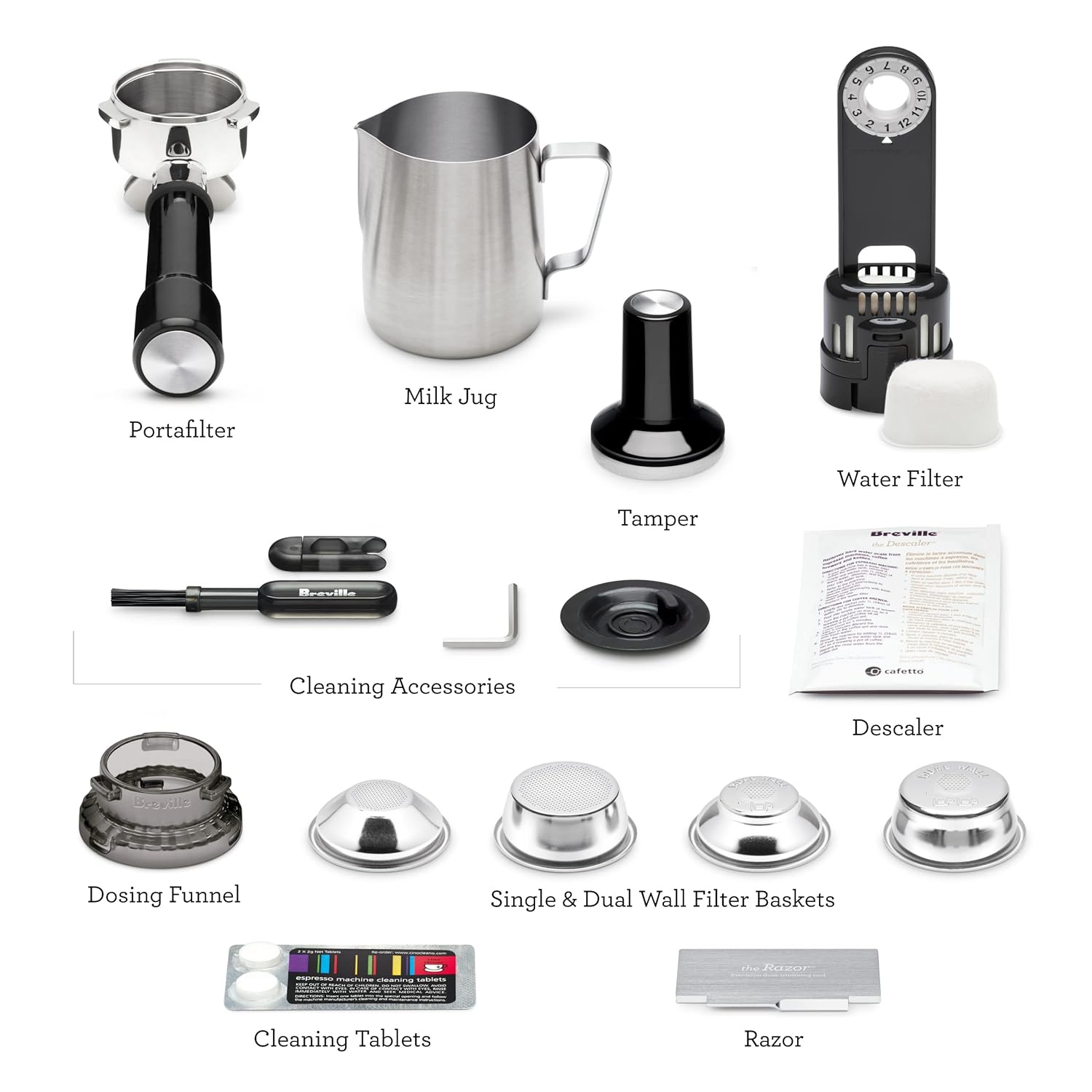Clearance Special，Breville Barista Express Espresso Machine BES870XL, Brushed Stainless Steel