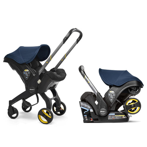 Limited-Time Clearance，Doona Car Seat & Stroller, Nitro Black - All-in-One Travel System