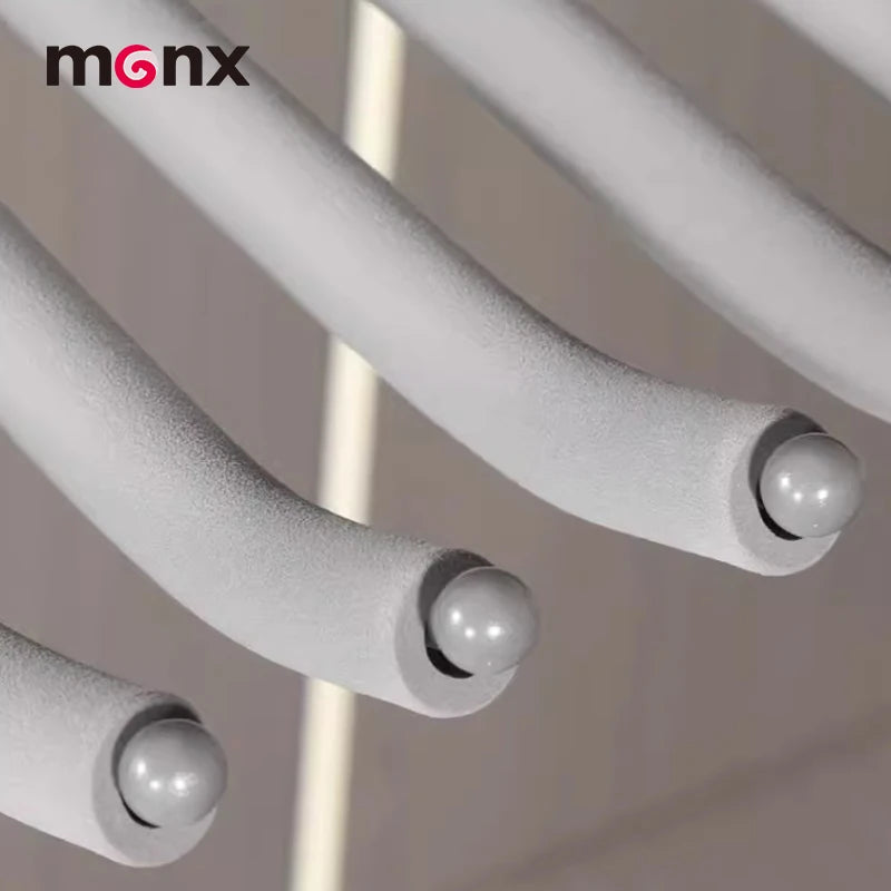MONX Double Row Pull Out Trousers Rack 13.8in Aluminum Alloy