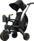 Doona Liki Trike S5, Nitro Black - 5-in-1 Compact, Foldable Tricycle - Suitable for Toddlers 10 to 36 Months